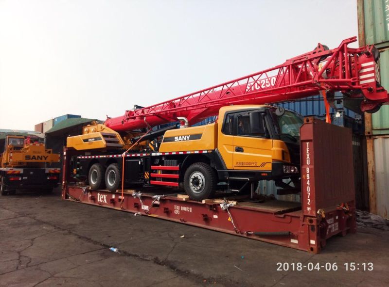 60 Ton Lift Load Home-Made Truck Crane Stc600t5 Mobile Crane with CE for Construction