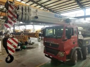 50ton Truck Crane Sinotruk Chassis Construction Crane 4 Section Main Boom