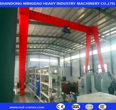 5t Rail Mounted Gantry Crane for Material Hoist Using