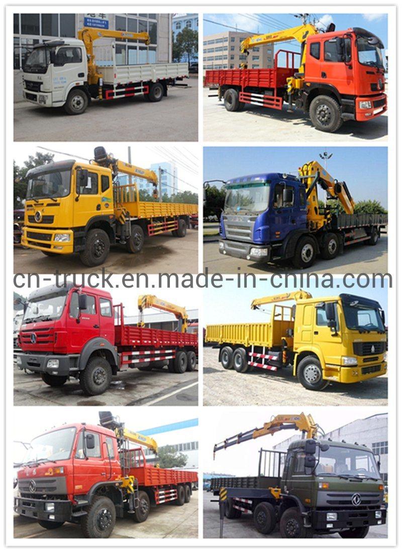 Customized 5ton 6ton 8ton 10ton Kunckle Crane Trucks with Knuckleboon Crane and Tray