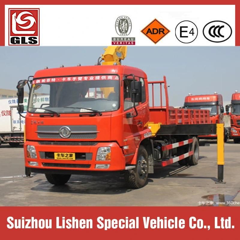 Dongfeng 5ton /6.3 Ton Knukled Boom Truck with Crane