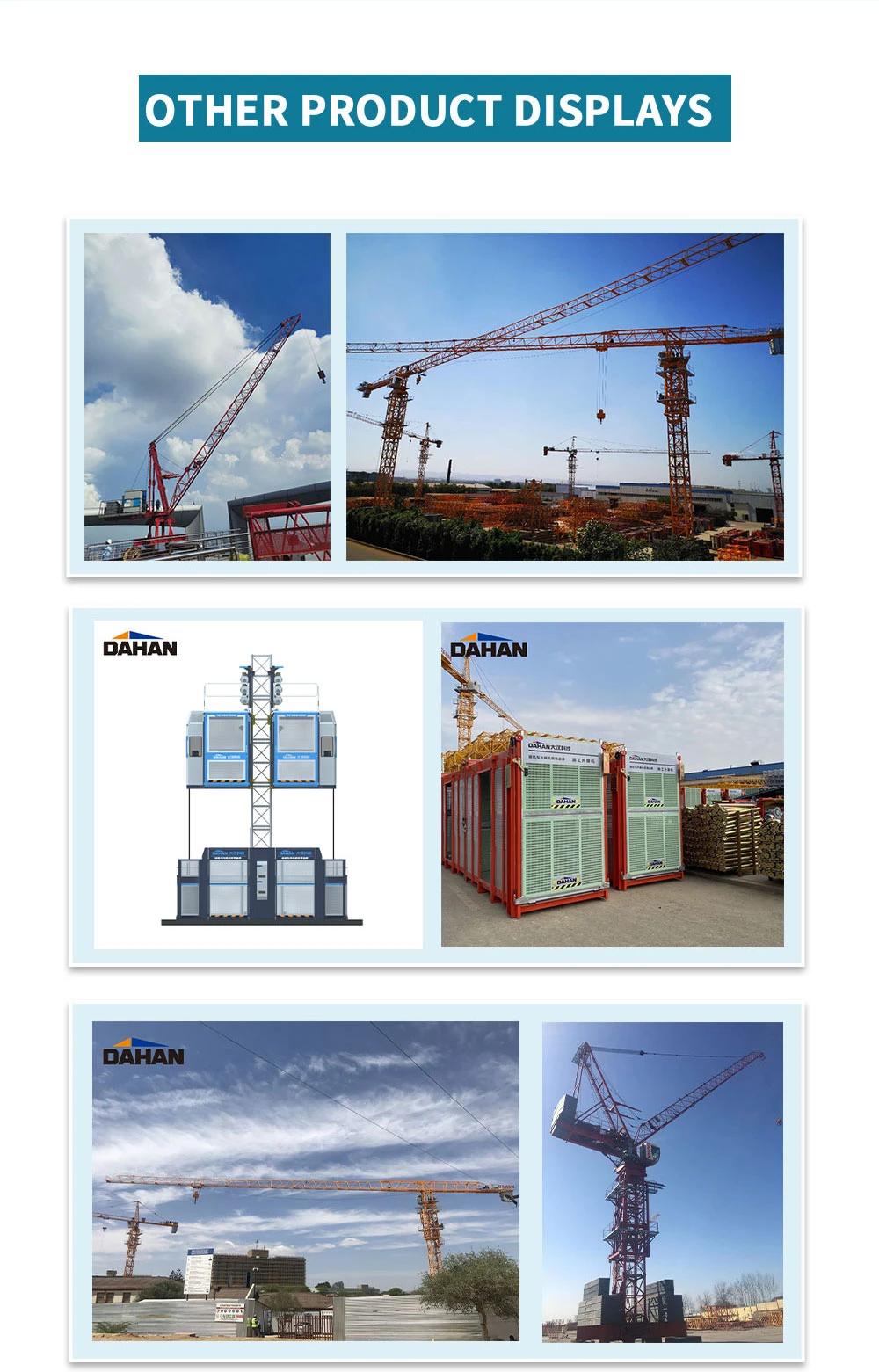 Self-Supporting Tower Cap Tower Crane Qtz 160 Construction Equipment