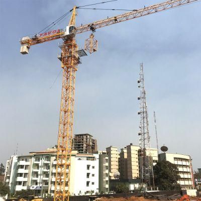 China Tower Crane Qtz125 6015 Tower Crane Jib 60m 10t Topkit Tower Crane