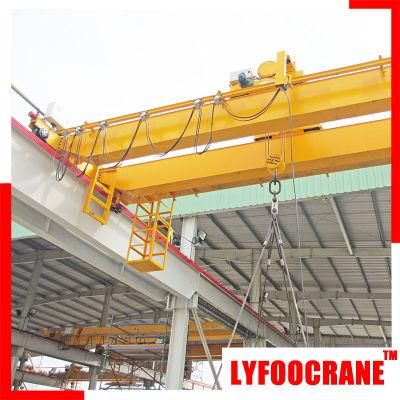 Lh Double Girder Overhead Bridge Crane 3-50t Cost Effective Hoist Crane