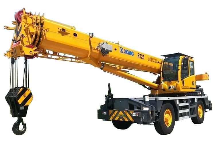 XCMG Official 25 Ton Small Mobile Rough Terrain Truck Crane Rt25 with Factory Price