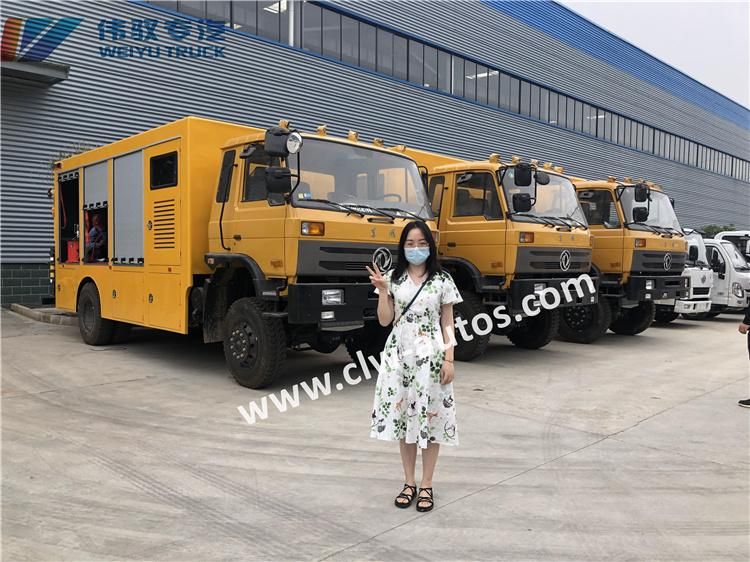 All-Wheel Drive 4X4 6X6 Dongfeng Maintenance Lorry Military Mobile Workshop Service Truck for Sale