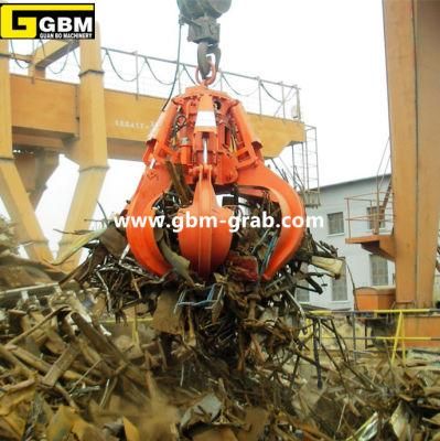 Electro Hydraulic Orange Peel Steel Scrap Grab