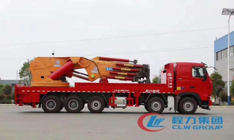 Sinotruk HOWO 6X6 12 Wheels Cargo Truck with 10 Tons Crane