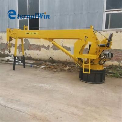 10 Ton Electric Hydraulic Station Knuckle Boom Crane Marine Crane