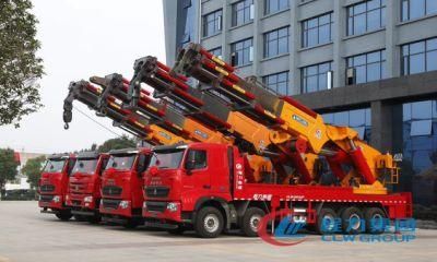 Sinotruk HOWO 6X6 12 Wheels Cargo Truck with 10 Tons Crane