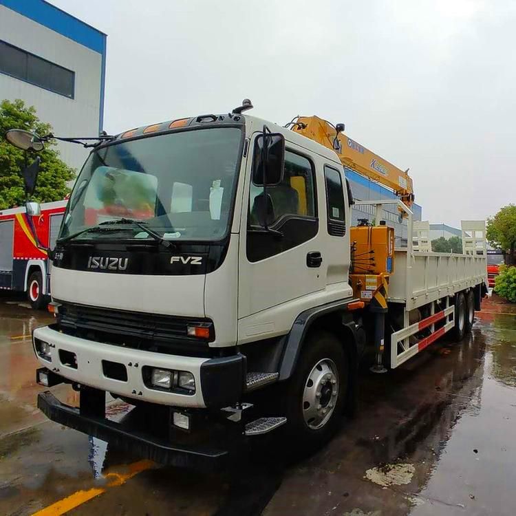 Isuzu 10tons 10t Mobile Truck From China Manufacturer with High Lifting Height Lift The Truck with Truck with Crane Lorry-Mounted Crane