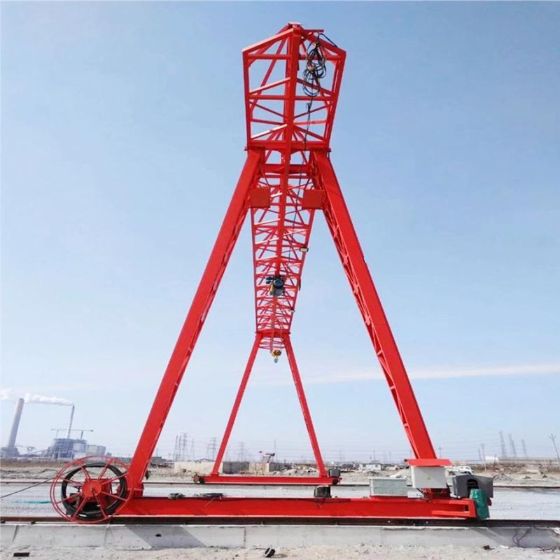 Chinese Crane Supplier 8ton Wire Rope Gantry Crane Price