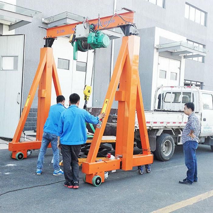 Manual Gantry Crane 500kg, 1t, 2t, 3t, 5t, 10t