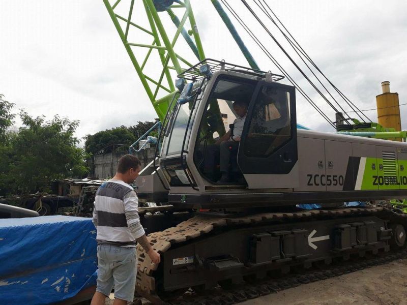 China Lifting Machinery Zoomlion Zcc1500V 150 Tons Hydrralic Crawler Crane for Sale