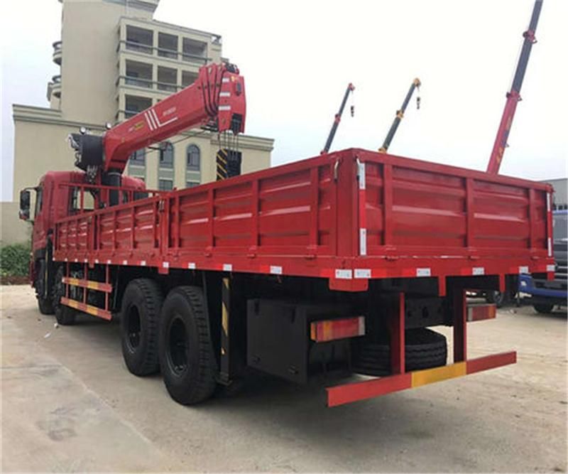 18ton Stiff Boom Crane Telescopic Boom Lorry Mounted Crane Sps45000 Model Promotion From Palfinger Lifting Mobile Truck Crane Factory