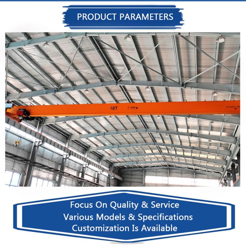 Dy High Quality 2ton 4ton 5ton 6ton 10ton European Double Girder Overhead Bridge Crane