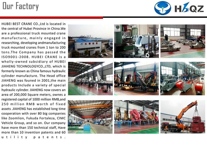 HBQZ Lifting Equipment Factory Price Hoisting Heavy Duty Truck Crane (SQ600ZB4)