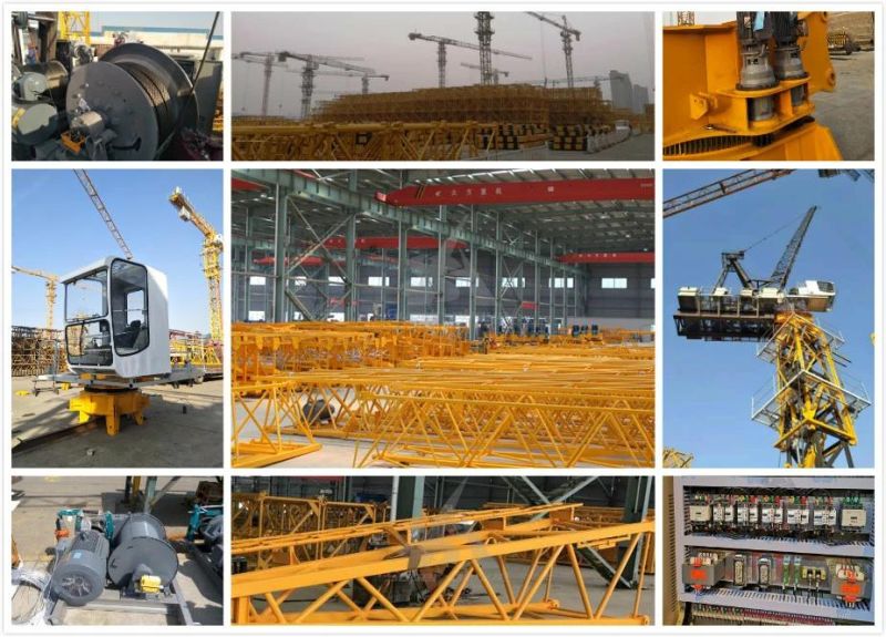 12 Ton Hositing Construction Machine Luffing Tower Crane