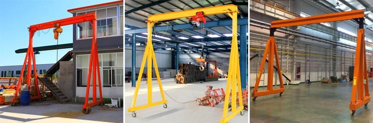 Widely Used Gantry Crane 3 Ton Portable in Stock
