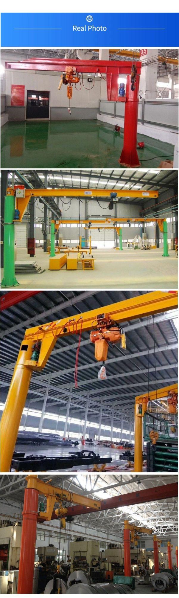 Pillar Jib Crane (BZD) 360 Slewing Rotating Crane