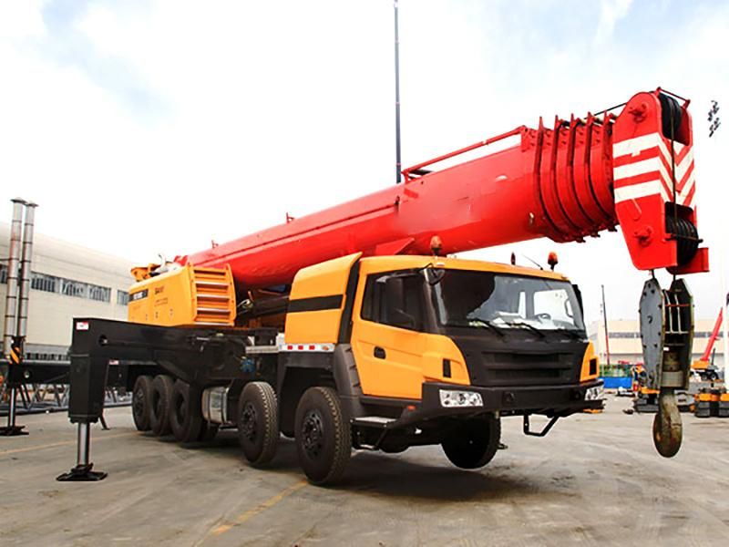 90 Tons Hydraulic Mobile Crane Boom Arm 8X4 Crane Hydraulic Truck Cranes Stc900t