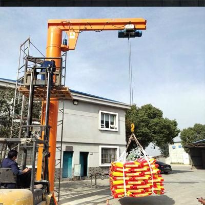 China Manufacturer of Workshop Use Fixed Column Jib Crane 360 Degree 1000kg/2ton. 3t/5ton