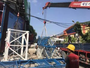 Hot Sell Full Vrf Hoist, Slewing and Trolley 6016 Tower Crane Topless to UAE