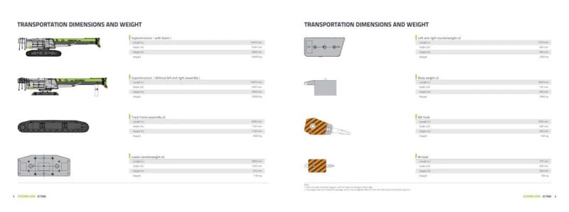 Zoomlion Brand Zct900V532.1 90 Ton Telescopic Crawler Crane