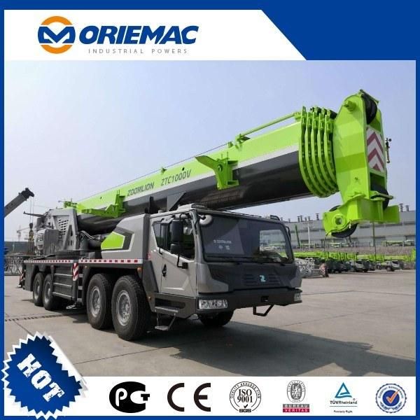 Zoomlion 100 Ton Hoisting Machine Telescopic Hoist Lifting Machinery Mobile Truck Crane Ztc1000V653