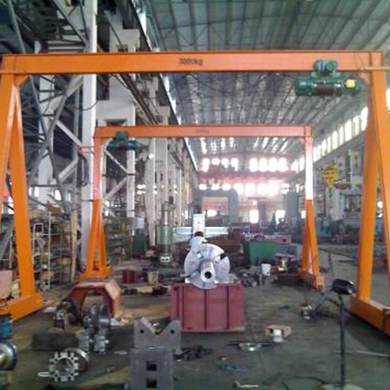 Rackless Mini Movable Gantry Crane with Electric Chain Hoist 1000kg 2000kg 5000kg 2t 5t with Low Price