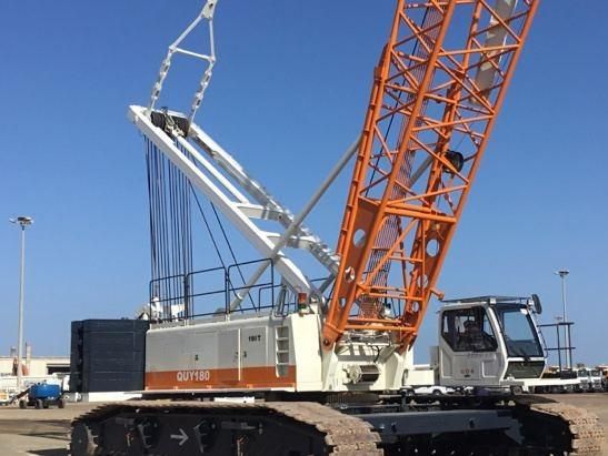 Zoomlion Brand New Hydraulic Crawler Crane 180 Ton (QUY180)