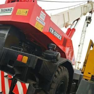 Secondhand Tadano 50ton Rough Terrain Crane Tr-500ex Used Tadano Crane