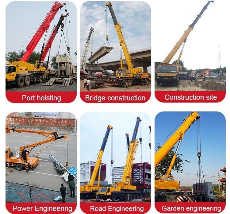 Supply Max. Lifting Weight 6.3t Tower Crane in India Dump Tipper Truck with Crane