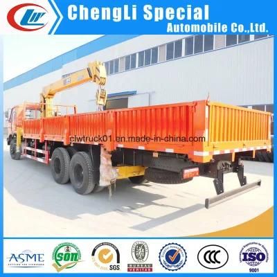 6X4 10tons Telescopic Boom Truck Mounted Crane