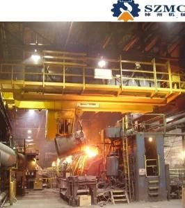 Qdy Electric Double Girder Casting Overhead Winch Lifting Crane