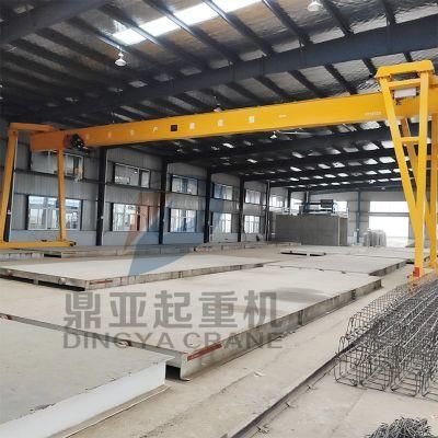 Factory Price Crane 10ton Indonesia Harga Gantry Crane with Motorised Wheels