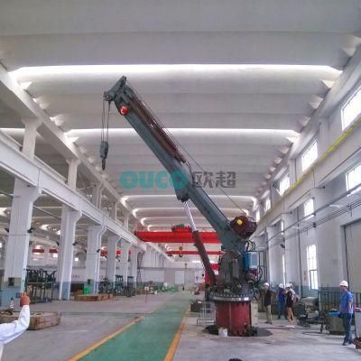 Ouco Custom 1t30 Hydraulic Telescopic Marine Crane Easy to Operate and Affordable
