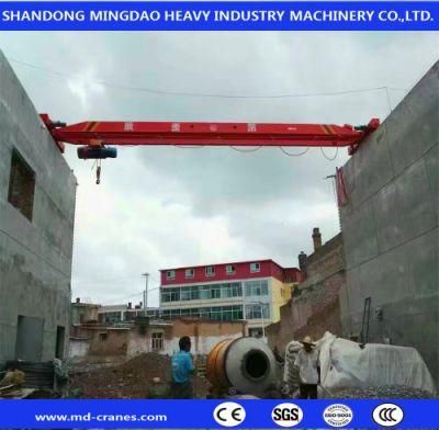 Plastic Industry Chemical Industry Production Workshop Using Single Girder Overhead Crane