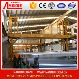 Anodizing Plant Crane for Aluminum Profiles with 2000 Ton Monthly