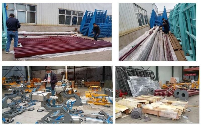 Glass Edging Line Used Over Head Crane Vacuum Lifter Glass Lifting Equipment in Colum Stand Cantilever