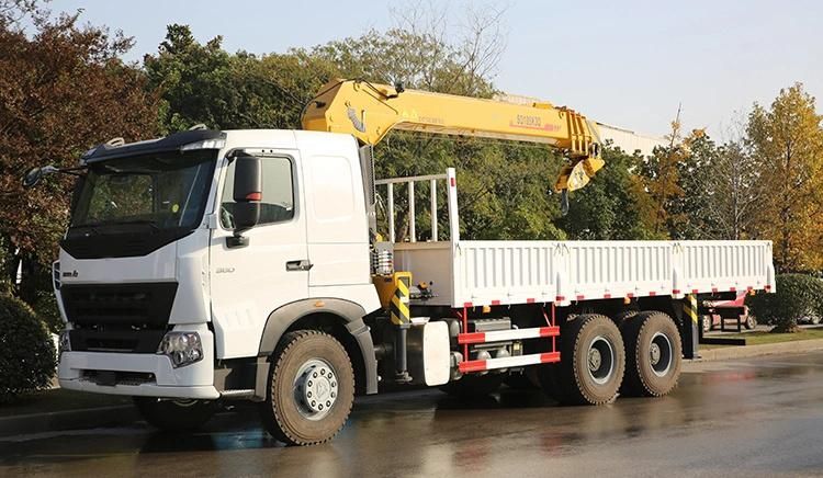 Cheapest Price Made in China Sq10sk3q Straight Arm Crane 10 Ton Construction Telescopic Boom Truck Mounted Crane Price