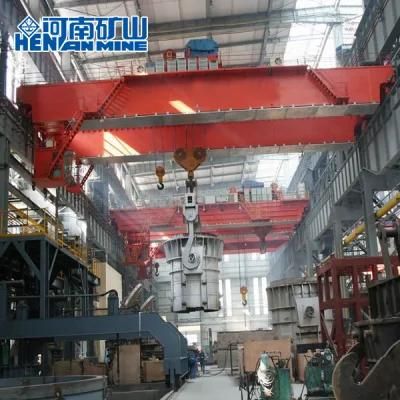 50/10ton Double Girder Cabin Control Electric Overhead Traveling Casting Crane