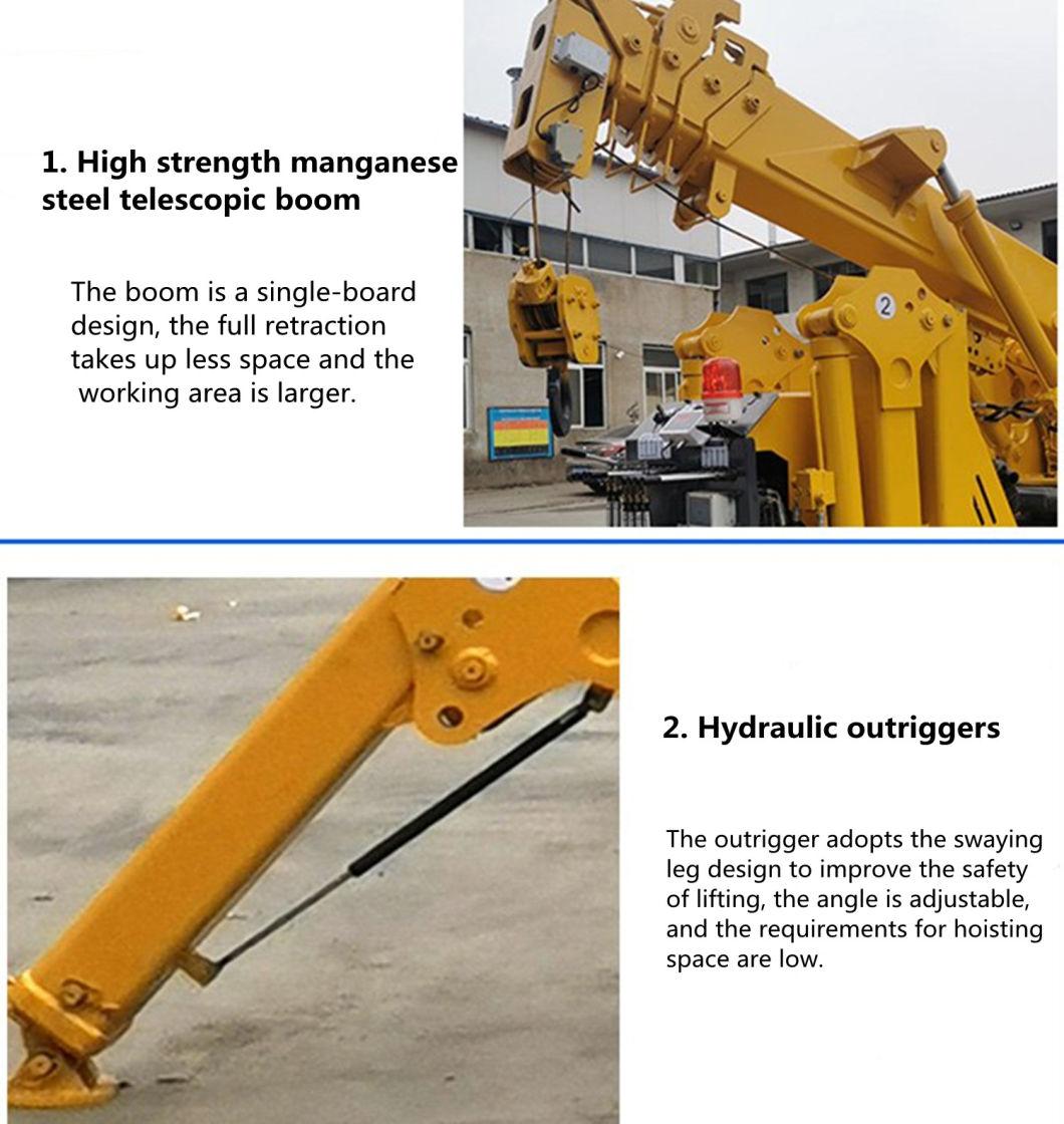 Mini Crawler Crane 1ton Spider Crane for Narrow Space