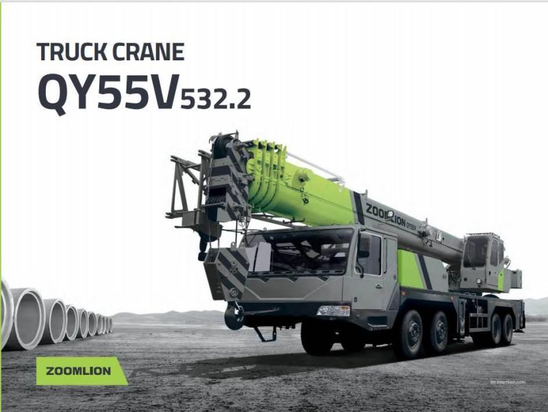 Zoomlion 55tons Truck Crane Qy55V532.2