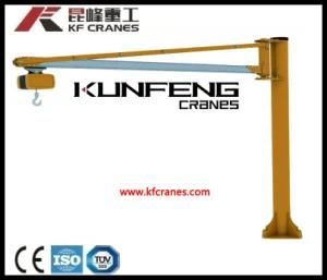 Long Performance Jib Crane with Hoists Used in Construction Site