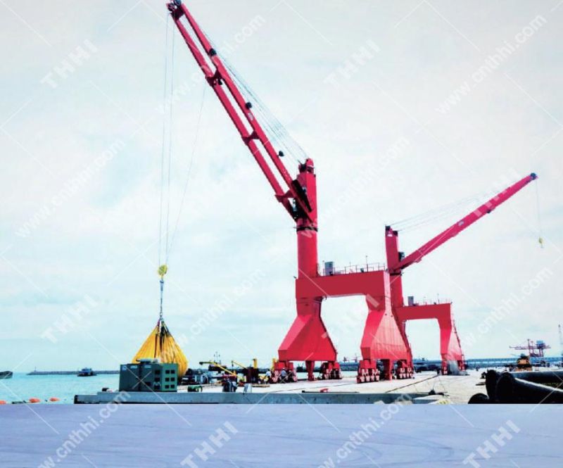 China Top Manufacturer Shipyard Gantry Crab Portal Crane Certificated Mobile Harbour Portal Crane