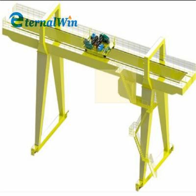 Cab Controlled Double Girder Gantry Crane with Winch System
