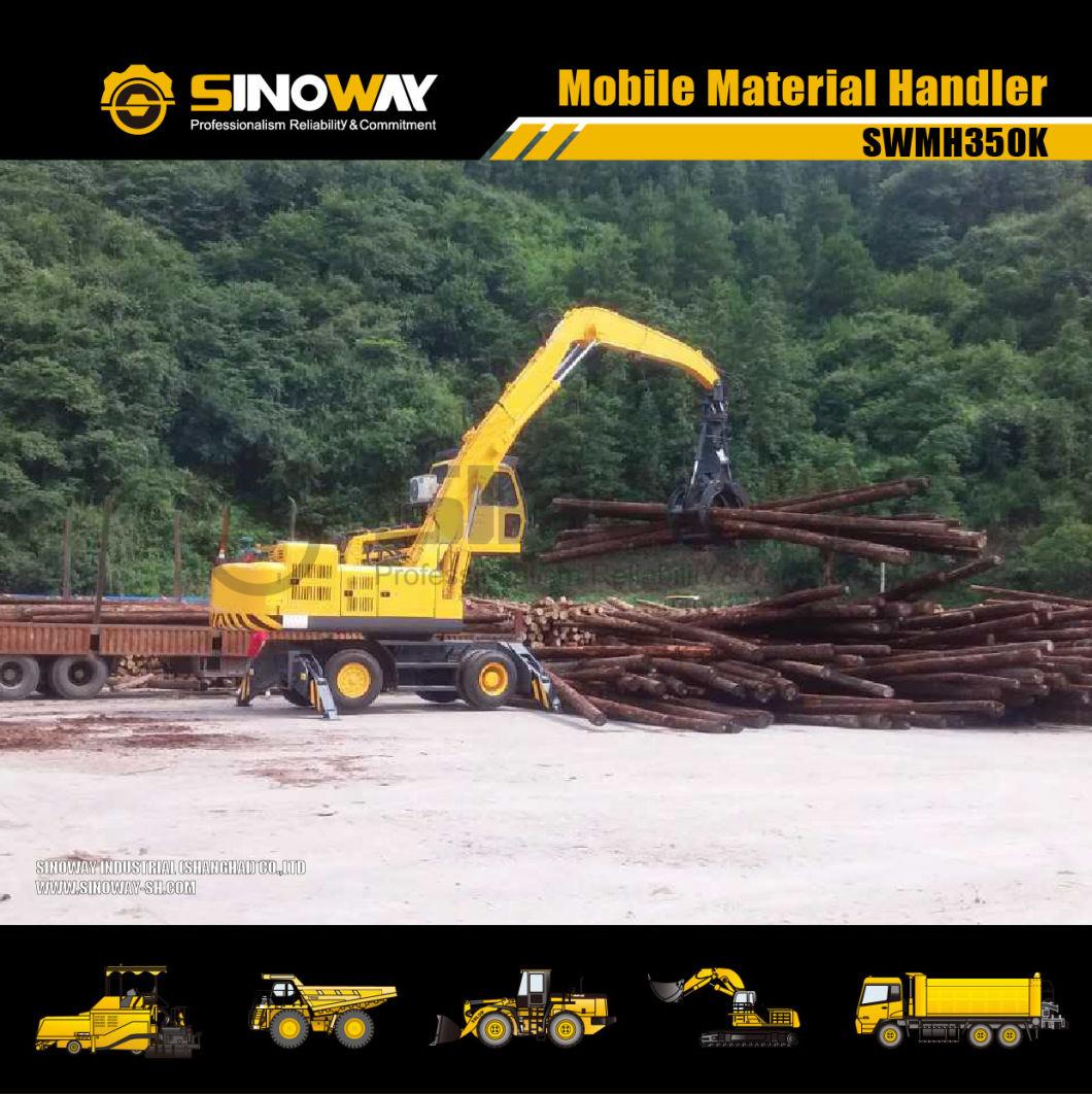 Chinese 35ton Wheeled Material Handler for Wharf Bulk Handling