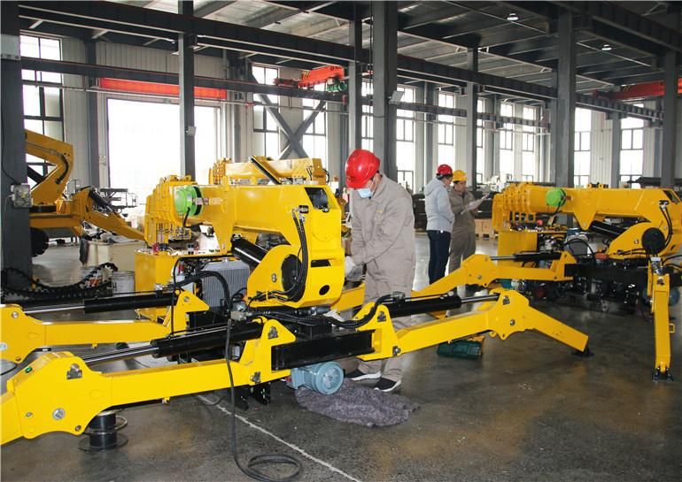 Brand New 8ton 18m Telescopic Boom Crawler Spider Crane Kb8.0