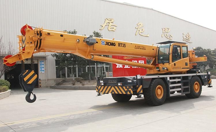 XCMG Official Rt35 mobile Truck Crane 35ton Rough Terrain Crane for Sale